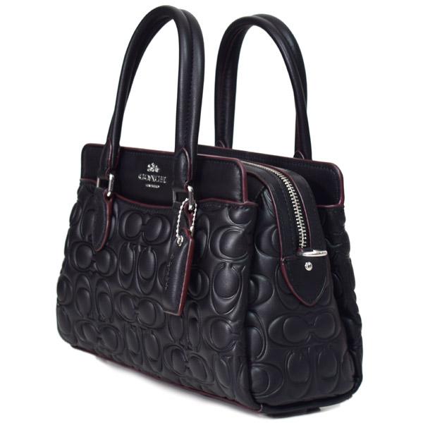 COACH（コーチ） バッグ スムースレザー シグネチャー 型押し ダーシー 