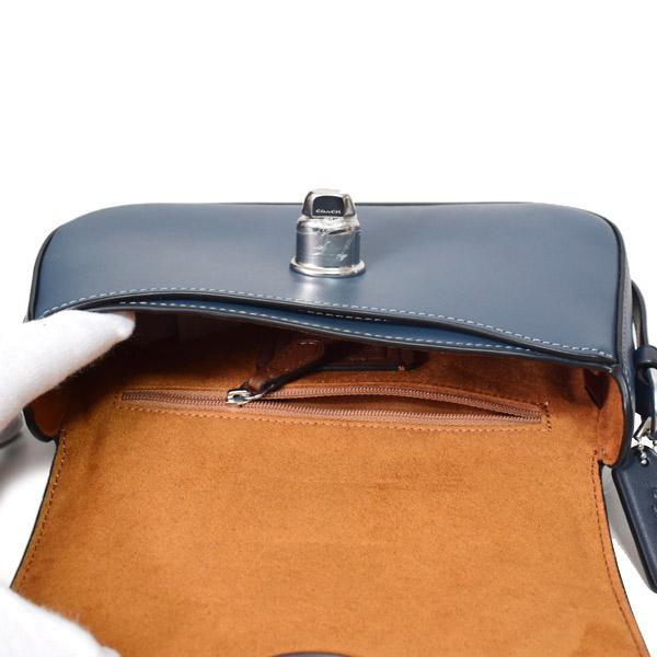 コーチ バッグ COACH レザー ブリー フラップ チェーン ターンロック クロスボディ 3WAY クラッチ ショルダー ハンドバッグ デニム×ミッドナイトネイビー CM059 COACH（コーチ） バッグ レザー ブリー フラップ チェーン ターン