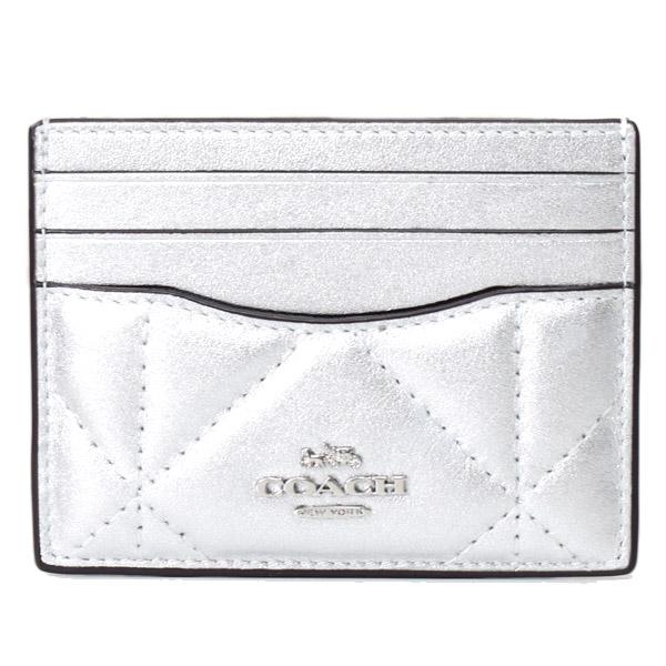 COACH コーチ カードケース レザー ダイヤモンド キルティング