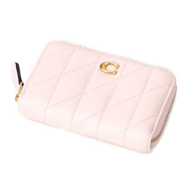 COACH（コーチ） カードケース レザー キルティング ピロー ロゴ