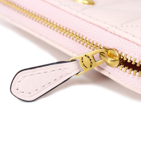 COACH（コーチ） カードケース レザー キルティング ピロー ロゴ