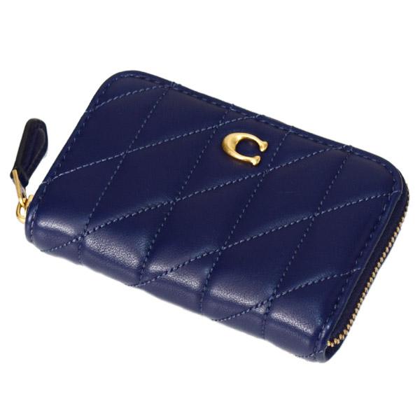 COACH（コーチ） カードケース レザー キルティング ピロー ロゴ