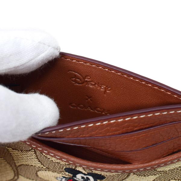 COACH コーチ カードケース ディズニー ミッキー コラボ