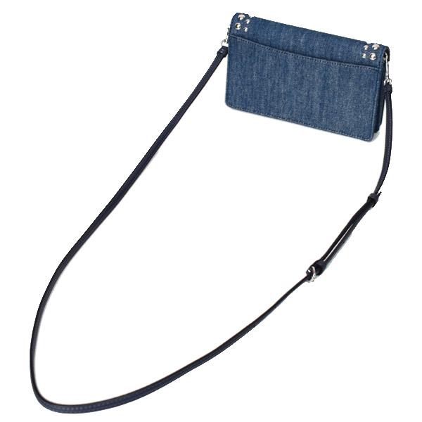 COACH（コーチ） バッグ デニム レザー スタッズ フラップ 2WAY