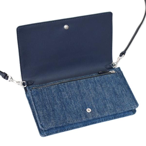 COACH（コーチ） バッグ デニム レザー スタッズ フラップ 2WAY