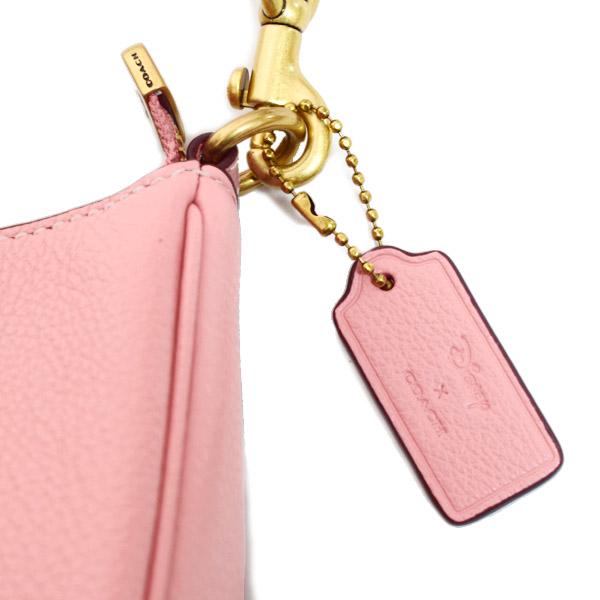 コーチ バッグ COACH ぺブルレザー ディズニー コラボ ミッキー ミニー テリ 2way クロスボディ 斜め掛け ショルダー ハンド バッグ ライトブラッシュマルチ CM858 COACH（コーチ） バッグ ぺブルレザー ディズニー コラボ ミッキー