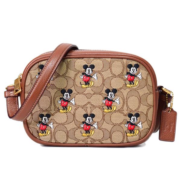 COACH（コーチ） バッグ ジャガード レザー シグネチャー ディズニー