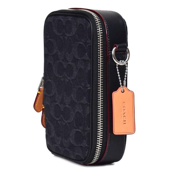 極美品✨COACH ショルダーバッグ スタントン 2way シグネチャー COACH コーチ メンズ バッグ デニム レザー シグネチャー