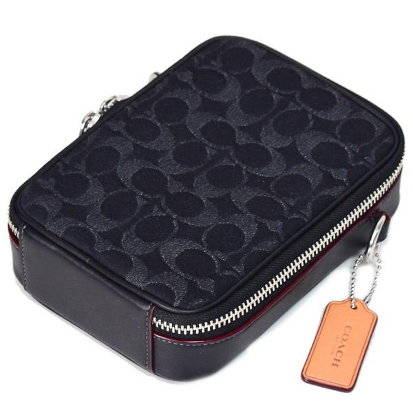 COACH（コーチ） メンズ バッグ デニム レザー シグネチャー