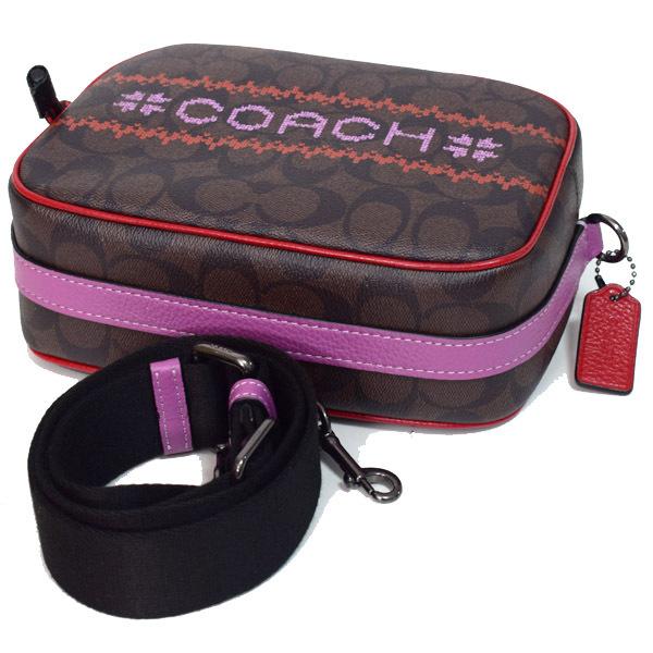 COACH コーチ バッグ コーティングキャンバス ぺブルレザー