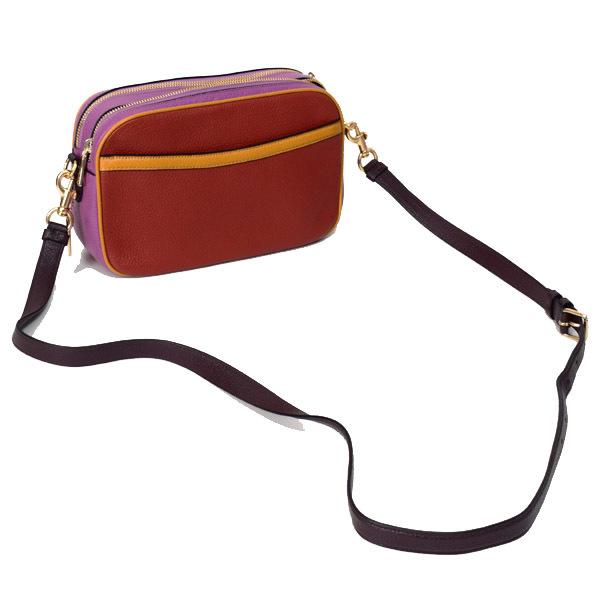 COACH（コーチ） バッグ ペブルレザー ジェス カラーブロック ダブル