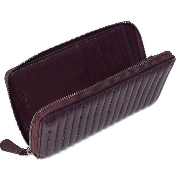 コーチ 財布 Coach ナッパレザー スムースレザー リニア キルティング リベット ミディアム ジップ アラウンド ウォレット 財布 オックスブラッド Coach2247 Coach2247 ブランド専門店 パイクストリート 通販 Yahoo ショッピング