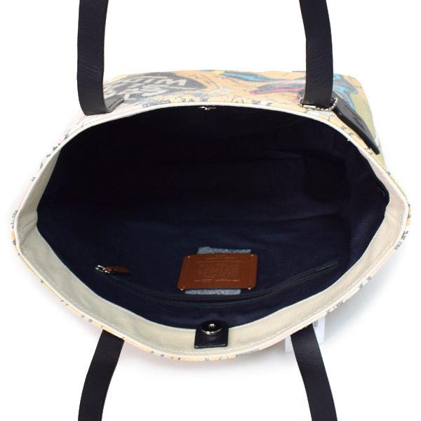 コーチ バッグ COACH キャンバス スムースレザー マーベル コラボ 