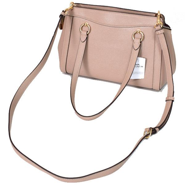 COACH キャリーオール 2WAY ハンドバッグ アイボリー COACH（コーチ） バッグ クロスグレインレザー カイリー ロゴ キャリー