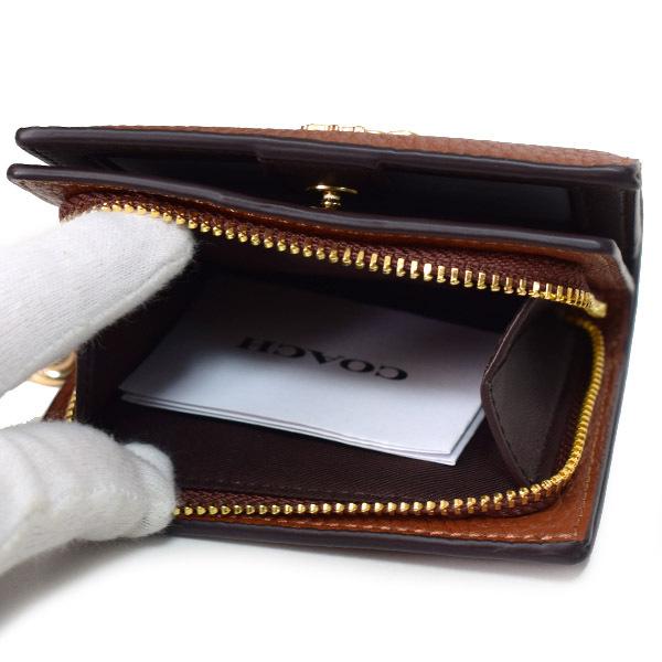 COACH フラップ 二つ折り財布 タビー カードケース チャーム付 coachavenue_ccd79
