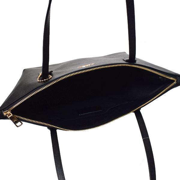 COACH（コーチ） バッグ クロスグレインレザー ロゴ ジップ トップ