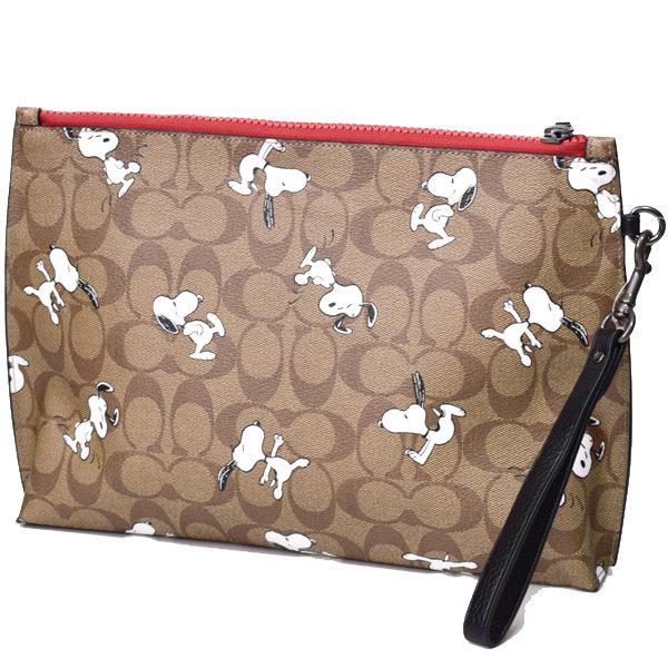 COACH（コーチ） バッグ コーティングキャンバス ぺブルレザー