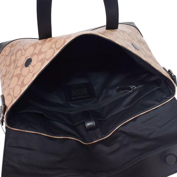 COACH（コーチ） バッグ メンズ コーティングキャンバス カーフレザー