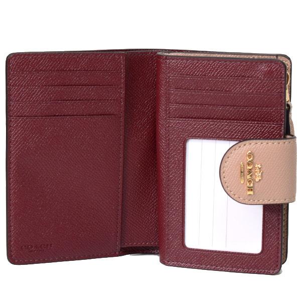 COACH（コーチ） 財布 クロスグレインレザー ロゴ ミディアム コーナー