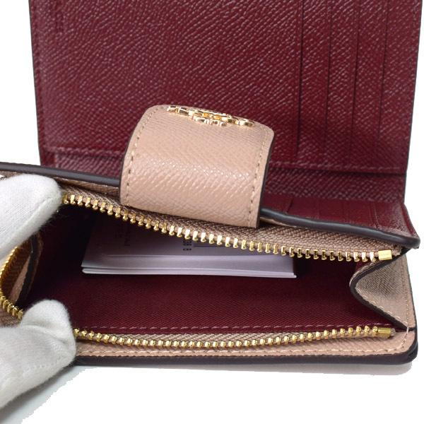 COACH（コーチ） 財布 クロスグレインレザー ロゴ ミディアム コーナー