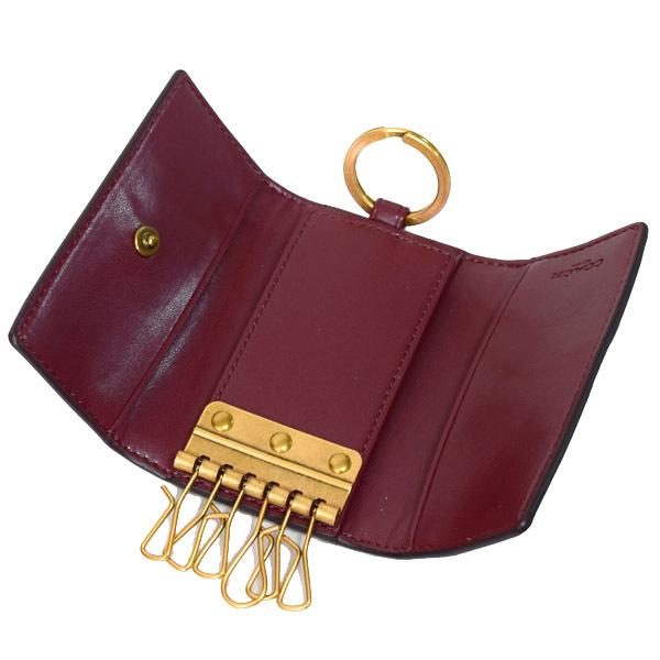 COACH（コーチ） キーケース カーフレザー レディーバグ てんとう虫 花
