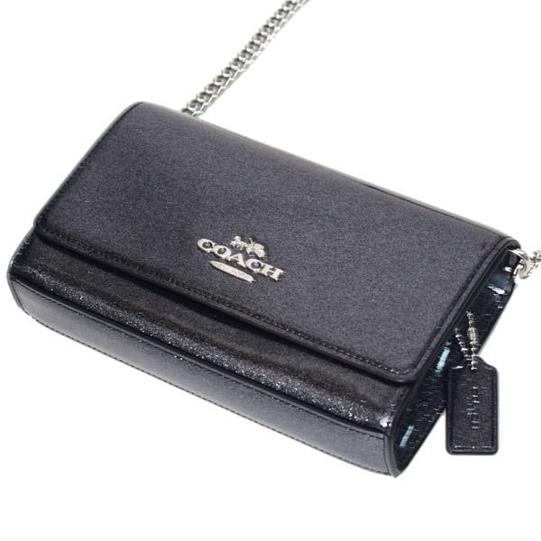COACH（コーチ） バッグ パテントレザー グリッター ラメ フラップ