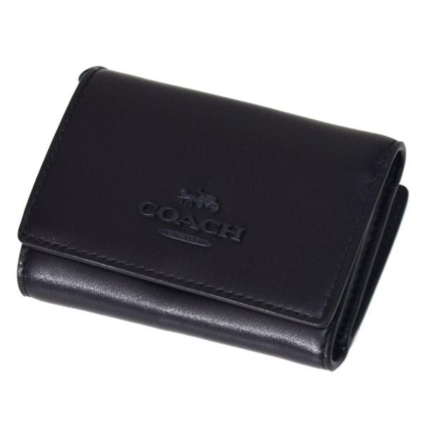 COACH（コーチ） 財布 スムースレザー スモール ロゴ マイクロ ミニ