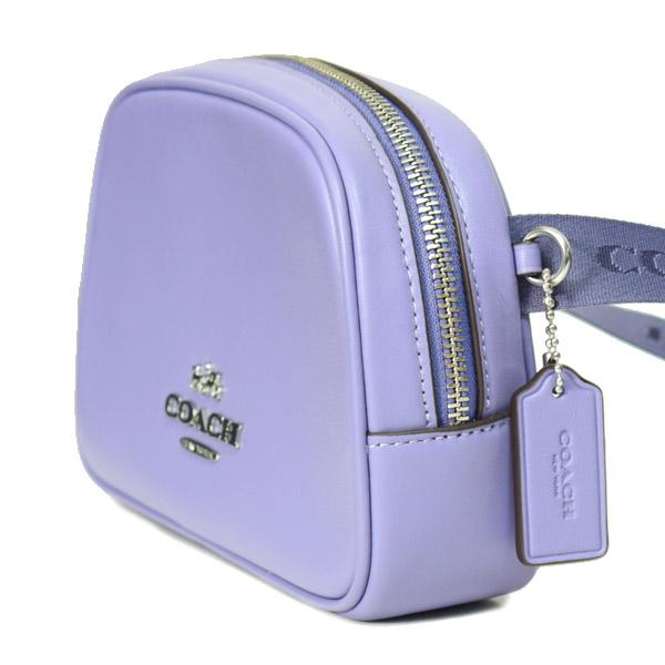 コーチ バッグ COACH カーフレザー ペース ウエスト ベルトバッグ ワンショルダー バックパック ウエスト ボディバッグ ライトバイオレット CR136 COACH（コーチ） バッグ カーフレザー ペース ウエスト ベルトバッグ