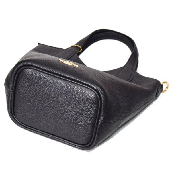 COACH（コーチ） バッグ ぺブルレザー ハンナ バケット ロゴ バケツ型