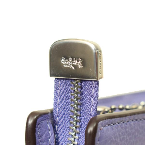 COACH コーチ バッグ ぺブルレザー スリム ロゴ チェーン クロスボディ