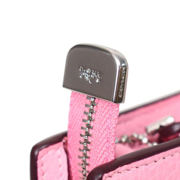 COACH（コーチ） バッグ ぺブルレザー スリム ロゴ チェーン クロス