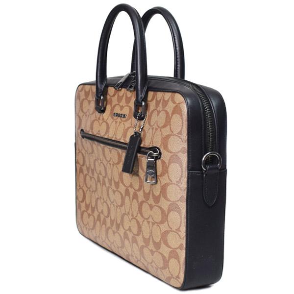 COACH（コーチ） メンズ バッグ コーティングキャンバス レザー