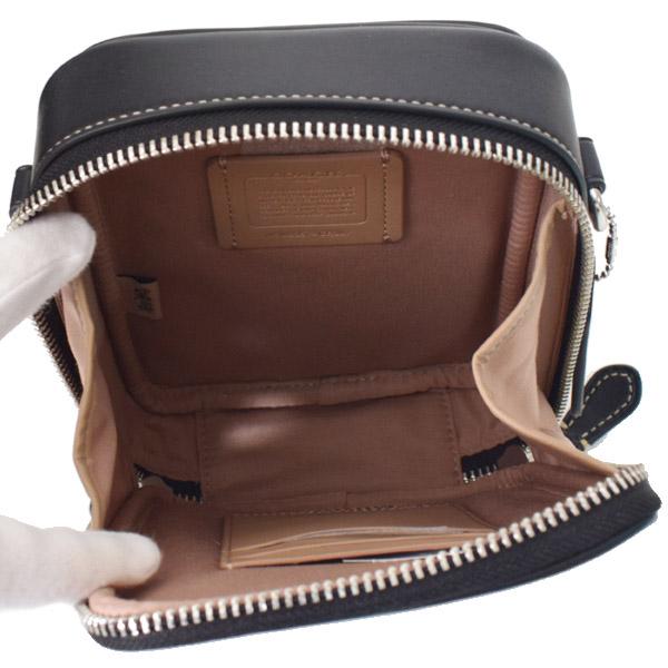 COACH コーチ メンズ バッグ PVC レザー チェッカーボード プリント 