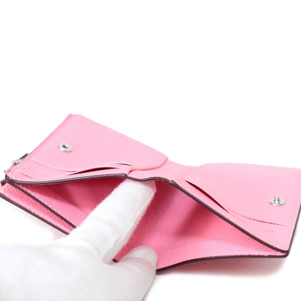 COACH（コーチ） 財布 クロスグレインレザー スナップ スリム バイ