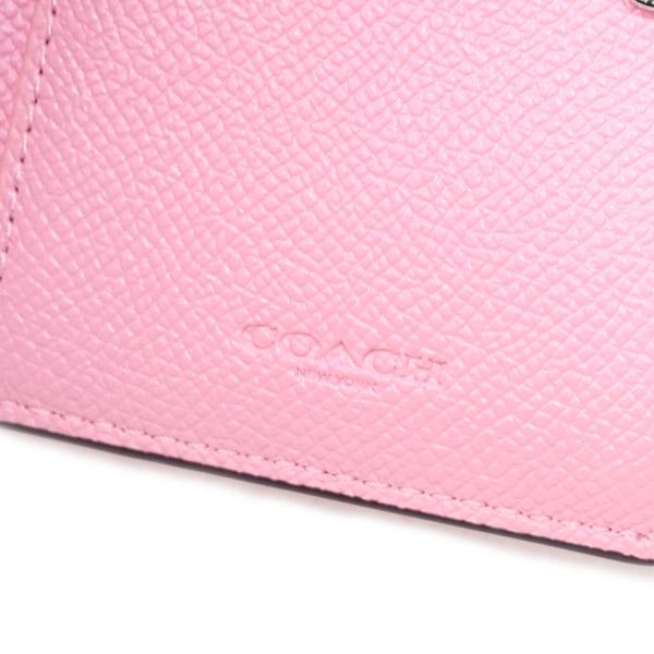 COACH（コーチ） 財布 クロスグレインレザー スナップ スリム バイ