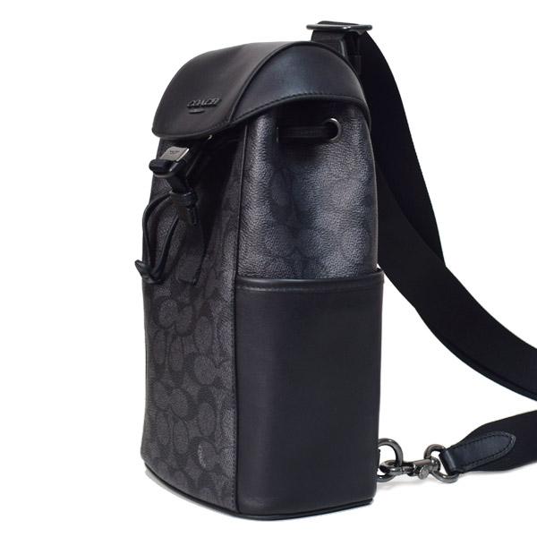 COACH（コーチ） メンズ バッグ キャンバス レザー シグネチャー