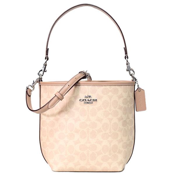 COACH（コーチ） バッグ バケツ型 コーティングキャンバス レザー