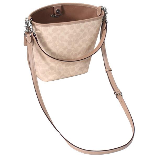 COACH（コーチ） バッグ バケツ型 コーティングキャンバス レザー