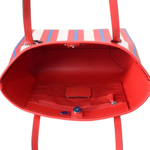 コーチ バッグ COACH レザー ストライプ ロゴ ミニ スモール シティ トートバッグ チャークマルチ CT824 COACH（コーチ） バッグ レザー ストライプ ロゴ ミニ スモール シティ