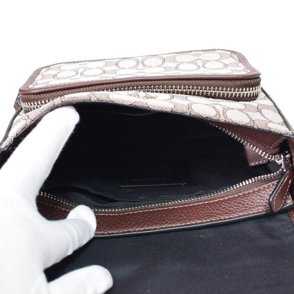 COACH（コーチ） メンズ バッグ ジャガード レザー シグネチャー