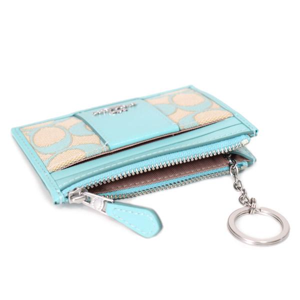 COACH（コーチ） コインケース ジャガード レザー シグネチャー