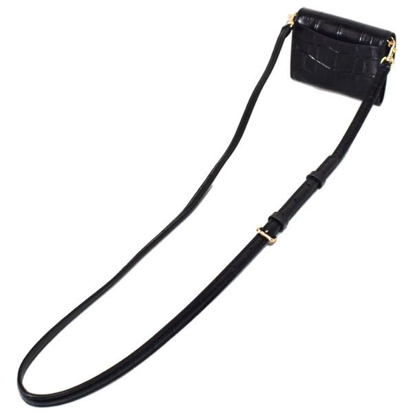 コーチ 財布 COACH クロコダイル エンボスドレザー ミニ ウォレット 2WAY ショルダー カードケース 定期入れ 名刺入れ ポーチ ケース 財布 ブラック CU175 COACH（コーチ） 財布 クロコダイル エンボスドレザー ミニ ウォレット