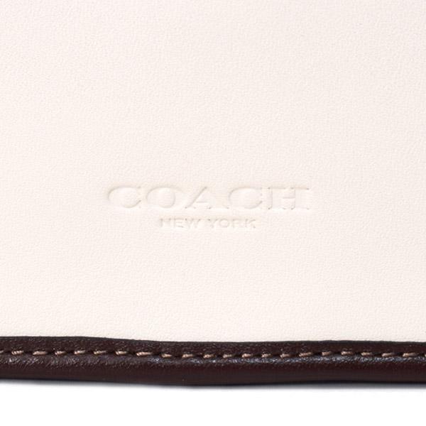 COACH（コーチ） ポーチ レザー レーサー スモール ドッグリーシュ付き