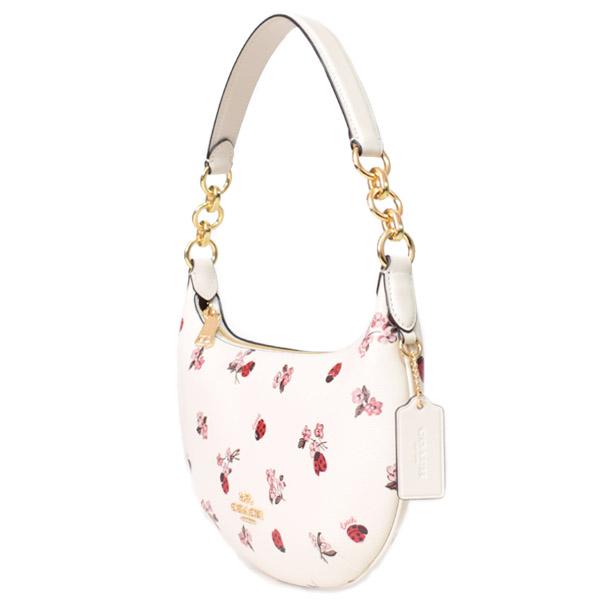 COACH コーチ バッグ レザー てんとう虫 フローラル ロゴ プリント