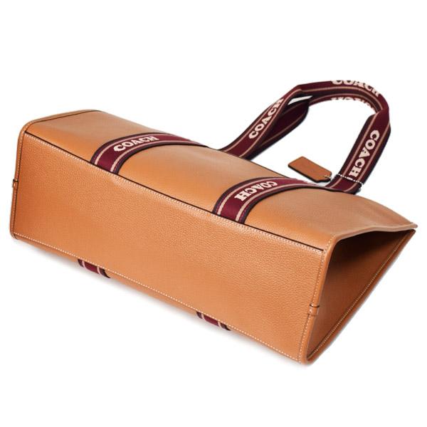 COACH（コーチ） バッグ ぺブルレザー スミス ラージ トート ロゴ