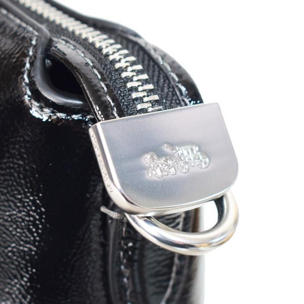 COACH（コーチ） バッグ パテントレザー ジョージア サッチェル ロゴ