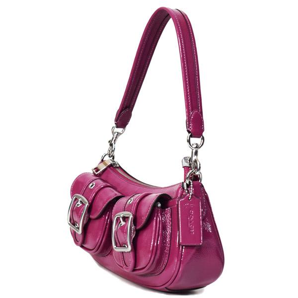 COACH（コーチ） バッグ パテントレザー アシュトン バゲット 2way