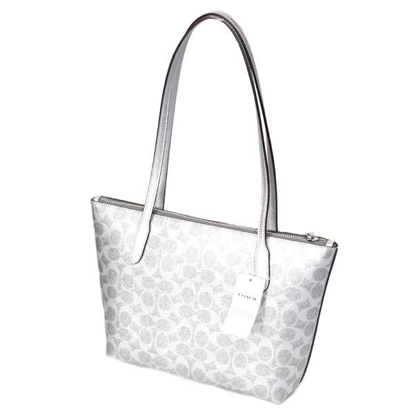 コーチ COACH ハンドバッグ シグネチャー ミニバッグ トートバッグ 6092 グレー COACH（コーチ） ハンド・トートバッグ シグネチャーミニキャリー