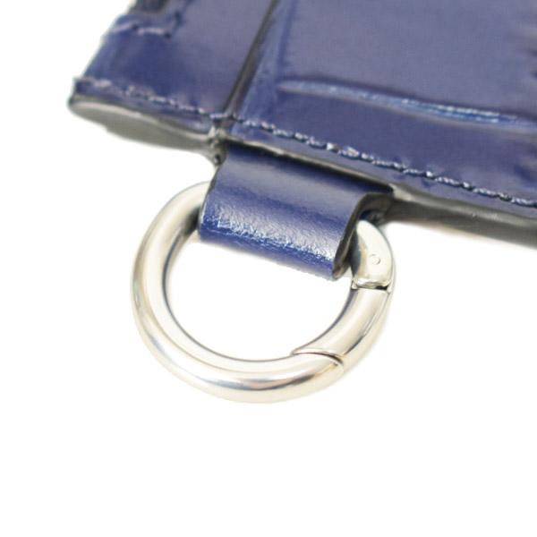 COACH（コーチ） メンズ カードケース クロコダイル エンボスドレザー