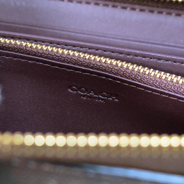 COACH コーチ 長財布 コーティングキャンバス レザー COACH コーチ 長財布 コーティングキャンバス レザー